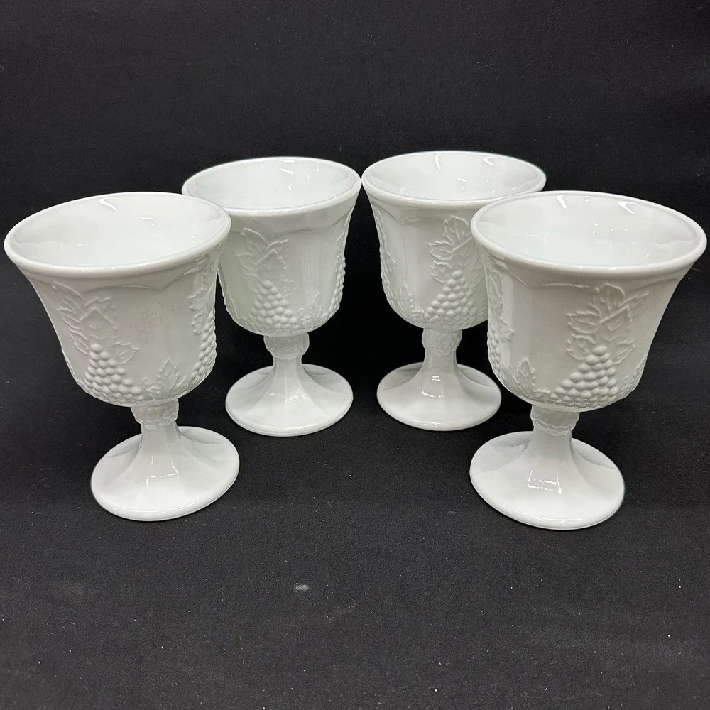 Indiana Glass - Colony Harvest Milk Glass 5 1/4